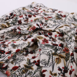 Müsli püksid, Winter Flower Green Cotton - HellyK - Kvaliteetsed lasteriided, villariided, barefoot jalatsid