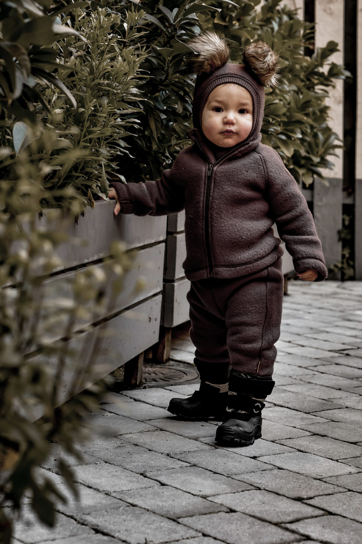 Mikk-Line Meriinovillasest fliisist püksid, Rubber Mikk-Line - HellyK - Kvaliteetsed lasteriided, villariided, barefoot jalatsid