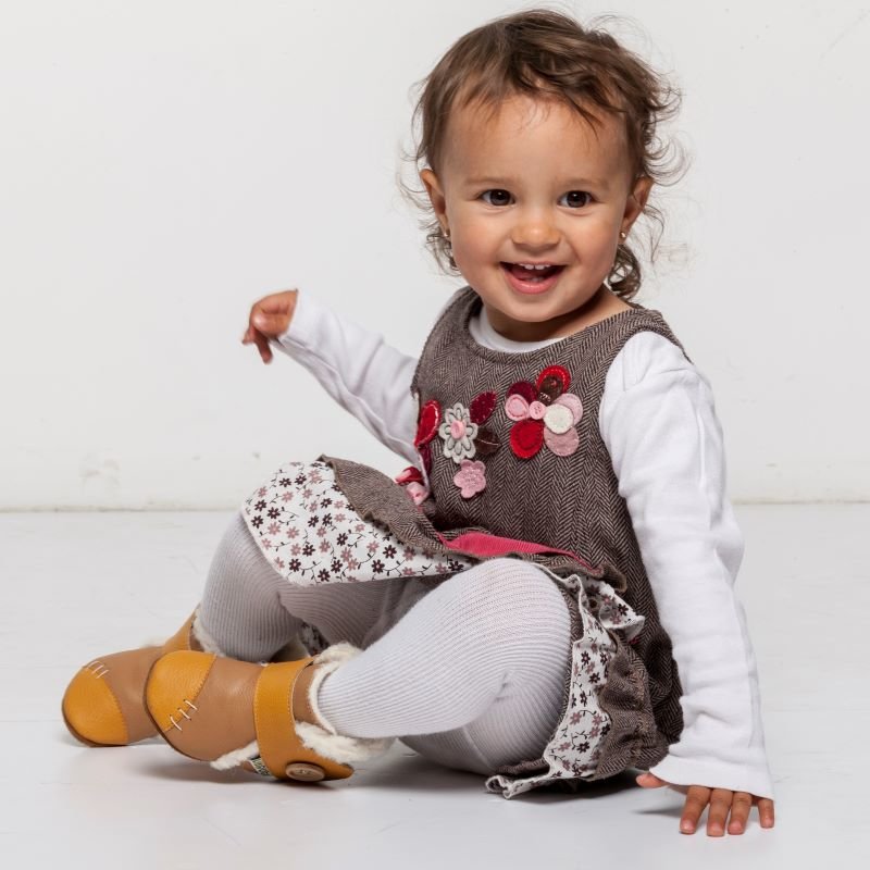 Liliputi Wheat saapad Laste barefoot jalatsid - HellyK - Kvaliteetsed lasteriided, villariided, barefoot jalatsid