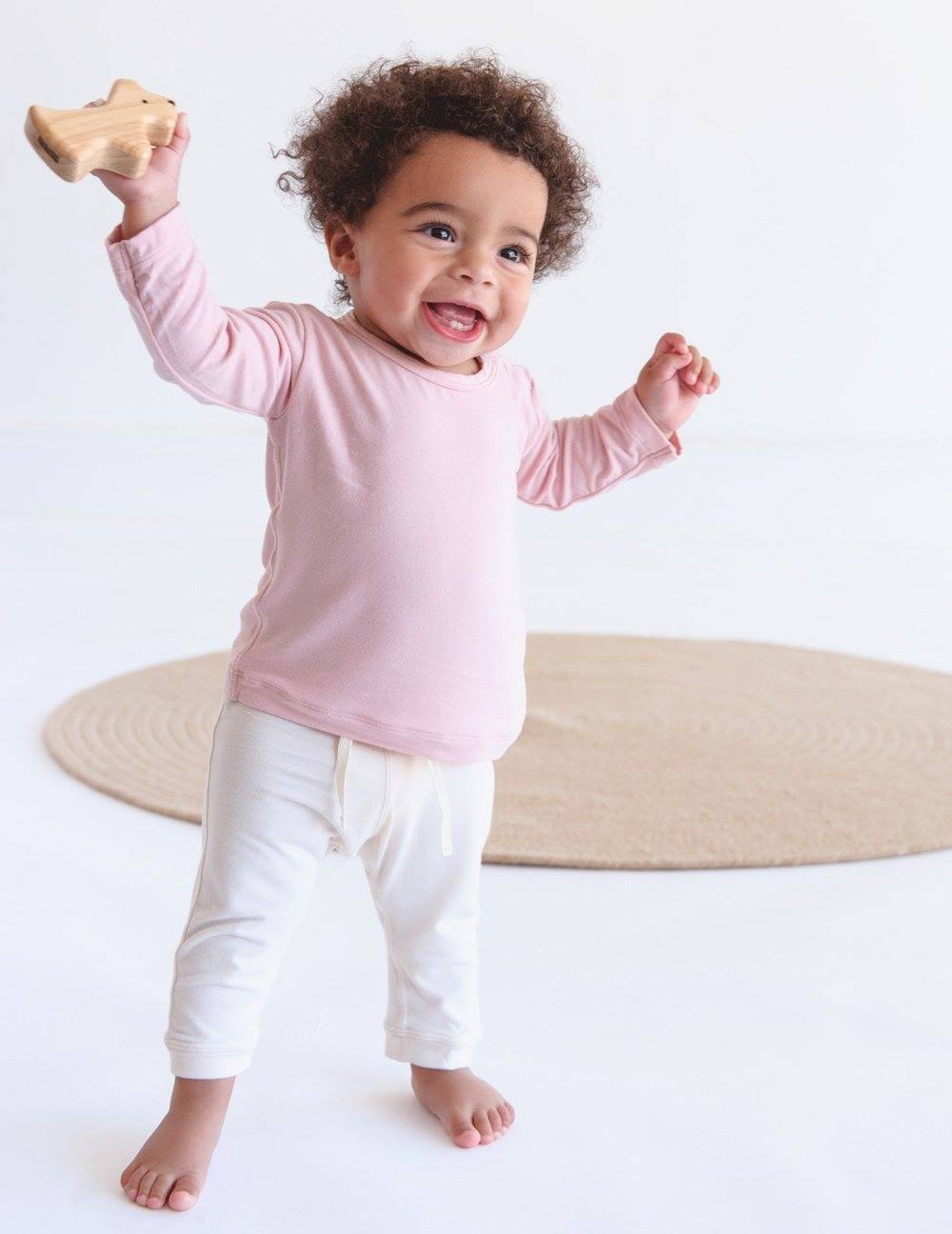 Boody Baby Long Sleeve Top- Natur Boody - HellyK - Kvaliteetsed lasteriided, villariided, barefoot jalatsid