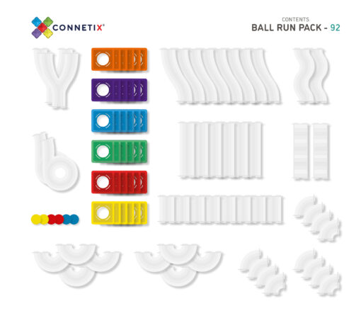 Connetix Ball Run Connetix magnetklotsid - HellyK - Kvaliteetsed lasteriided, villariided, barefoot jalatsid