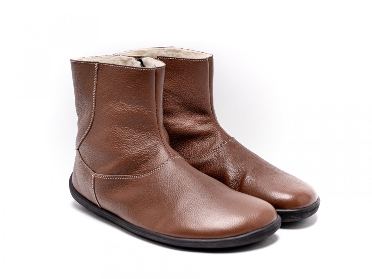 Be Lenka Polar – Brown Täiskasvanute barefoot jalatsid - HellyK - Kvaliteetsed lasteriided, villariided, barefoot jalatsid