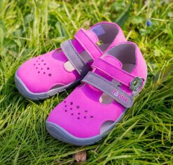 Fare Bare sandaalid, roosa, 23-27 Laste barefoot jalatsid - HellyK - Kvaliteetsed lasteriided, villariided, barefoot jalatsid