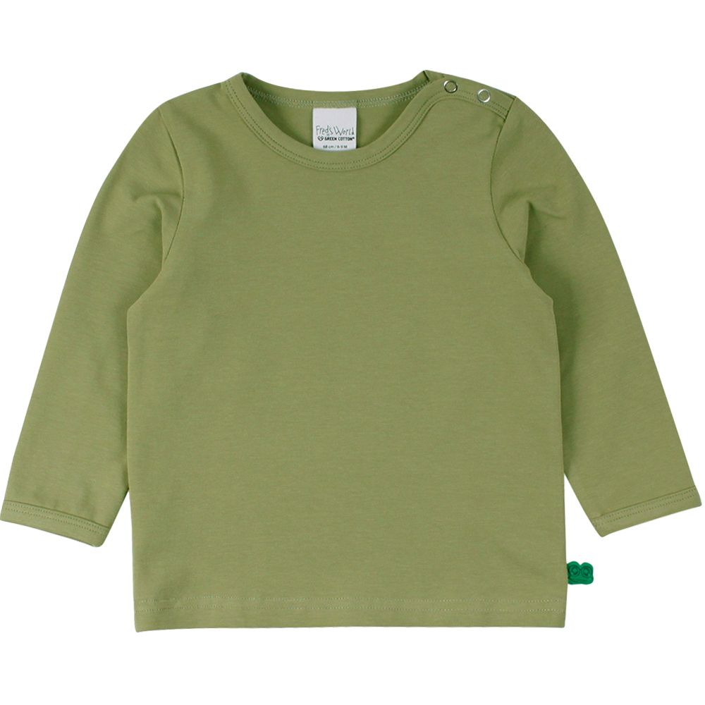 Fred’s World Alfa T baby, Moss Green Cotton - HellyK - Kvaliteetsed lasteriided, villariided, barefoot jalatsid