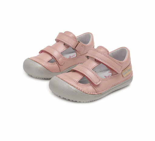 D.D.Step nahast sandaalid, Pink D.D.Step - HellyK - Kvaliteetsed lasteriided, villariided, barefoot jalatsid