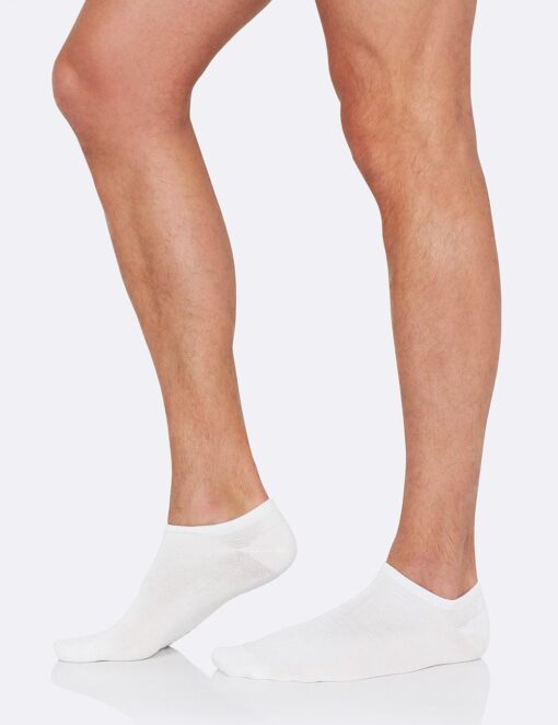 Boody Men’s Low Cut Sneaker Sock- White Boody - HellyK - Kvaliteetsed lasteriided, villariided, barefoot jalatsid