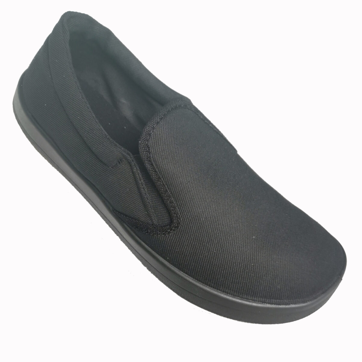 Anatomic slip-on, must, musta tallaga Sisejalats/suvi - HellyK - Kvaliteetsed lasteriided, villariided, barefoot jalatsid