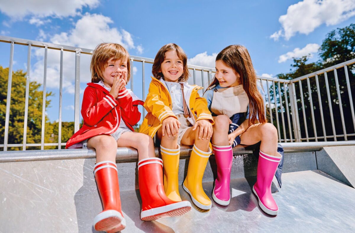 Aigle Lolly Pop, Rouge Kummikud - HellyK - Kvaliteetsed lasteriided, villariided, barefoot jalatsid