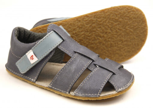 EF barefoot nahast sandaalid, Hall Laste barefoot jalatsid - HellyK - Kvaliteetsed lasteriided, villariided, barefoot jalatsid
