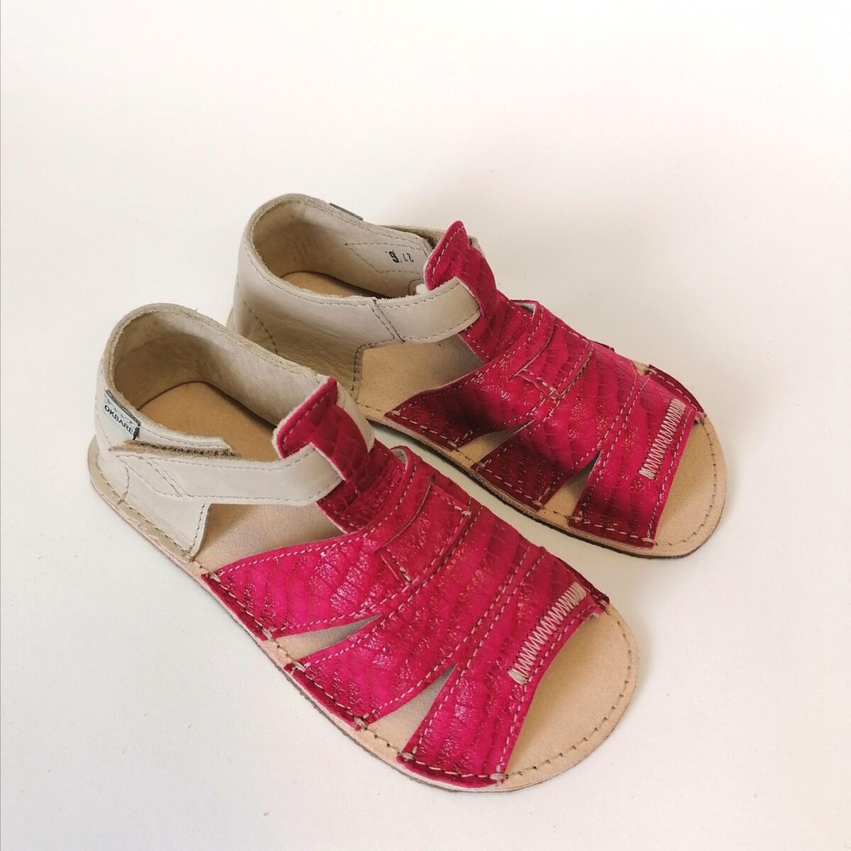 Ok Bare Miami sandaalid, Pink (G) Laste barefoot jalatsid - HellyK - Kvaliteetsed lasteriided, villariided, barefoot jalatsid