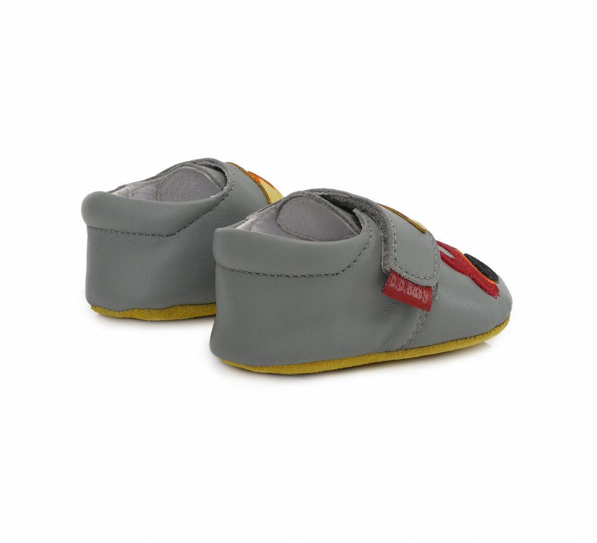 D.D step nahast papud – Grey D.D.Step - HellyK - Kvaliteetsed lasteriided, villariided, barefoot jalatsid