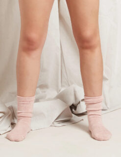 Boody Women’s Chunky Bed Socks, Dusty Pink Boody - HellyK - Kvaliteetsed lasteriided, villariided, barefoot jalatsid