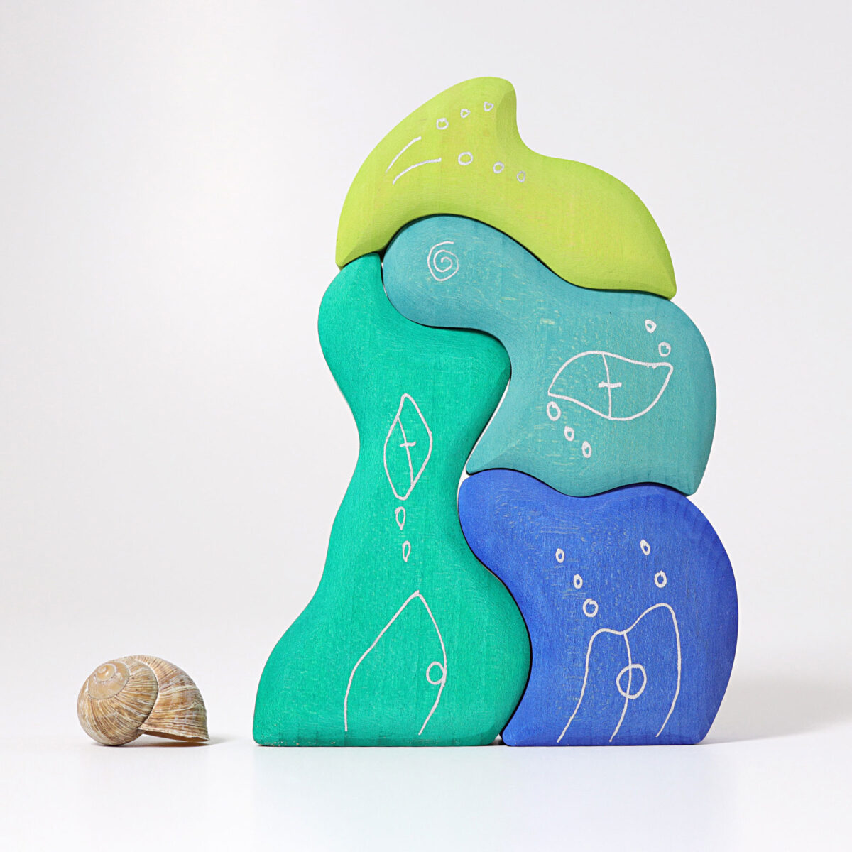 Grimm´s “Casa Aqua” Grimm's puidust mänguasjad - HellyK - Kvaliteetsed lasteriided, villariided, barefoot jalatsid