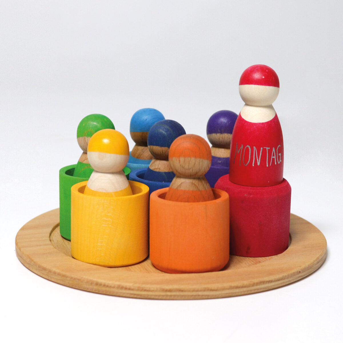 Grimm´s Seitse Sõpra Grimm's puidust mänguasjad - HellyK - Kvaliteetsed lasteriided, villariided, barefoot jalatsid
