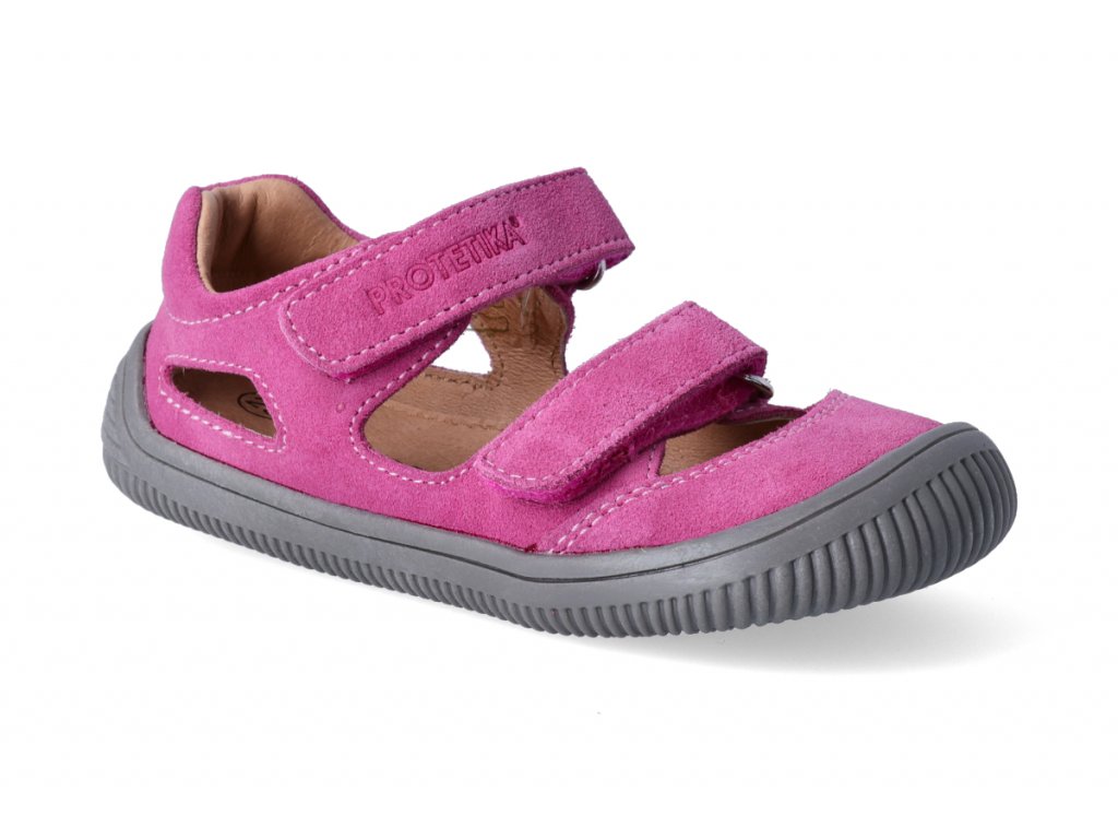 3F Bar3foot tossud, hall-roosa Laste barefoot jalatsid - HellyK - Kvaliteetsed lasteriided, villariided, barefoot jalatsid