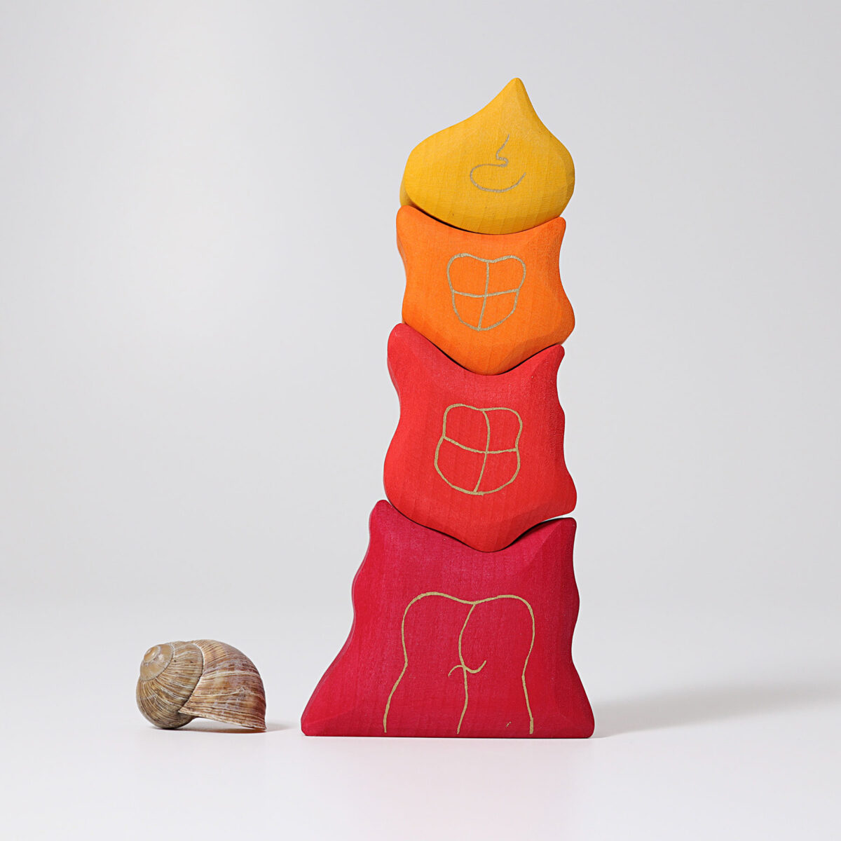 Grimm´s “Tower Roses” Grimm's puidust mänguasjad - HellyK - Kvaliteetsed lasteriided, villariided, barefoot jalatsid
