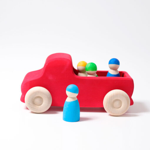 Grimm´s Punane Kastikas Grimm´s puidust mänguasjad - HellyK - Kvaliteetsed lasteriided, villariided, barefoot jalatsid