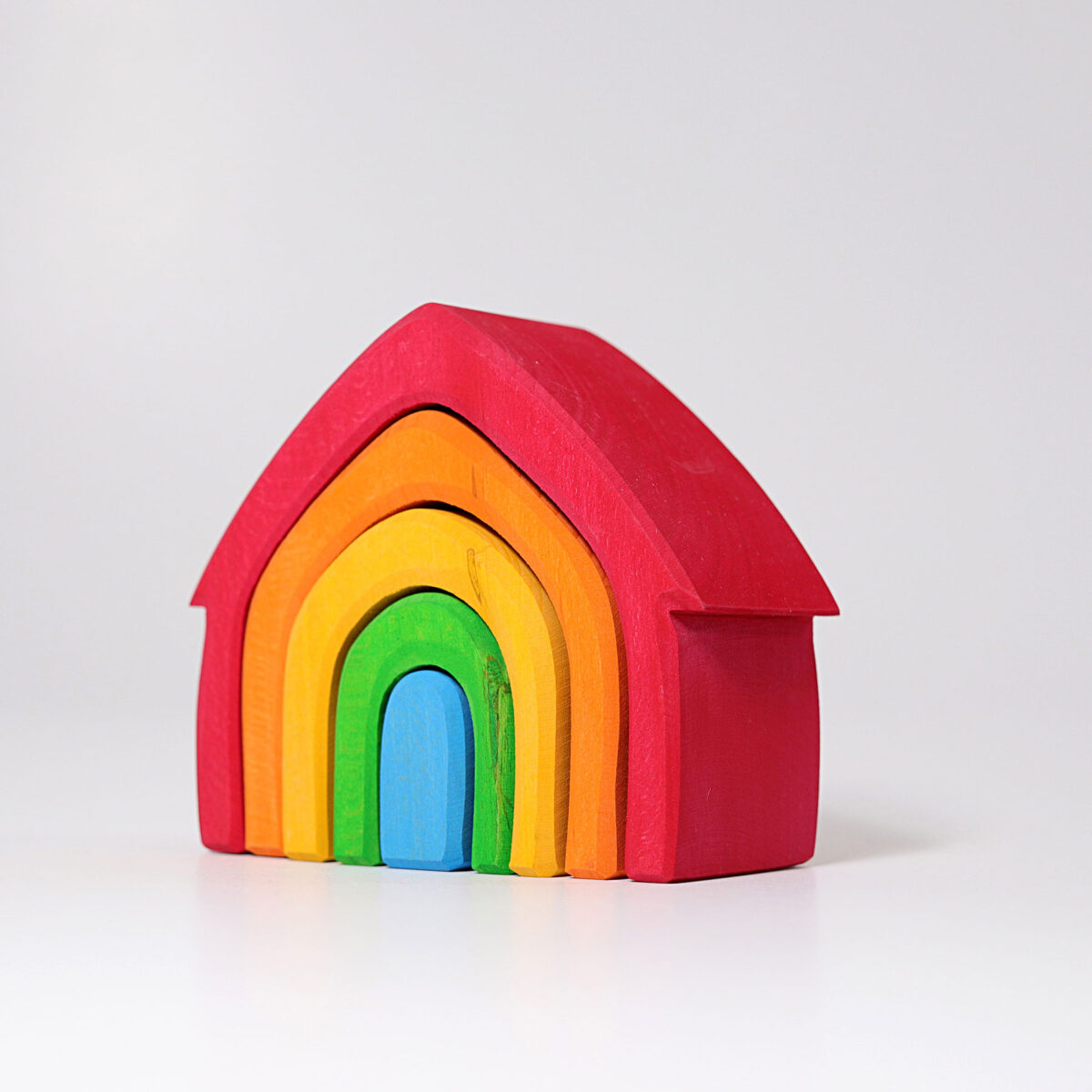 Grimm´s “Värviline Maja” Grimm's puidust mänguasjad - HellyK - Kvaliteetsed lasteriided, villariided, barefoot jalatsid