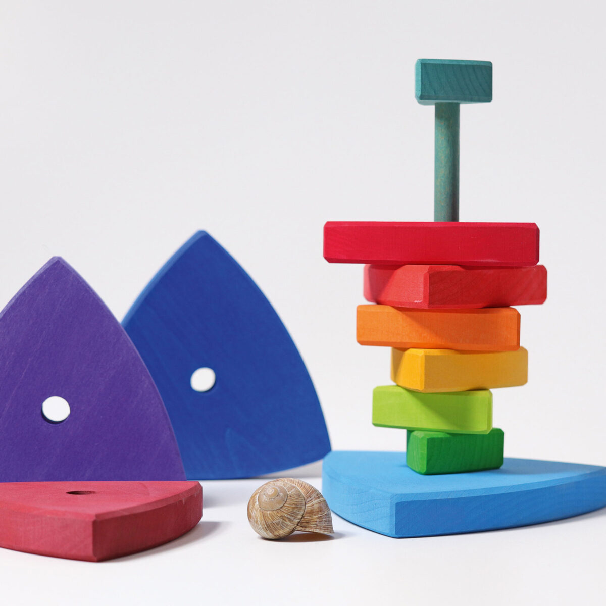 Grimm´s Kooniline Torn Grimm's puidust mänguasjad - HellyK - Kvaliteetsed lasteriided, villariided, barefoot jalatsid