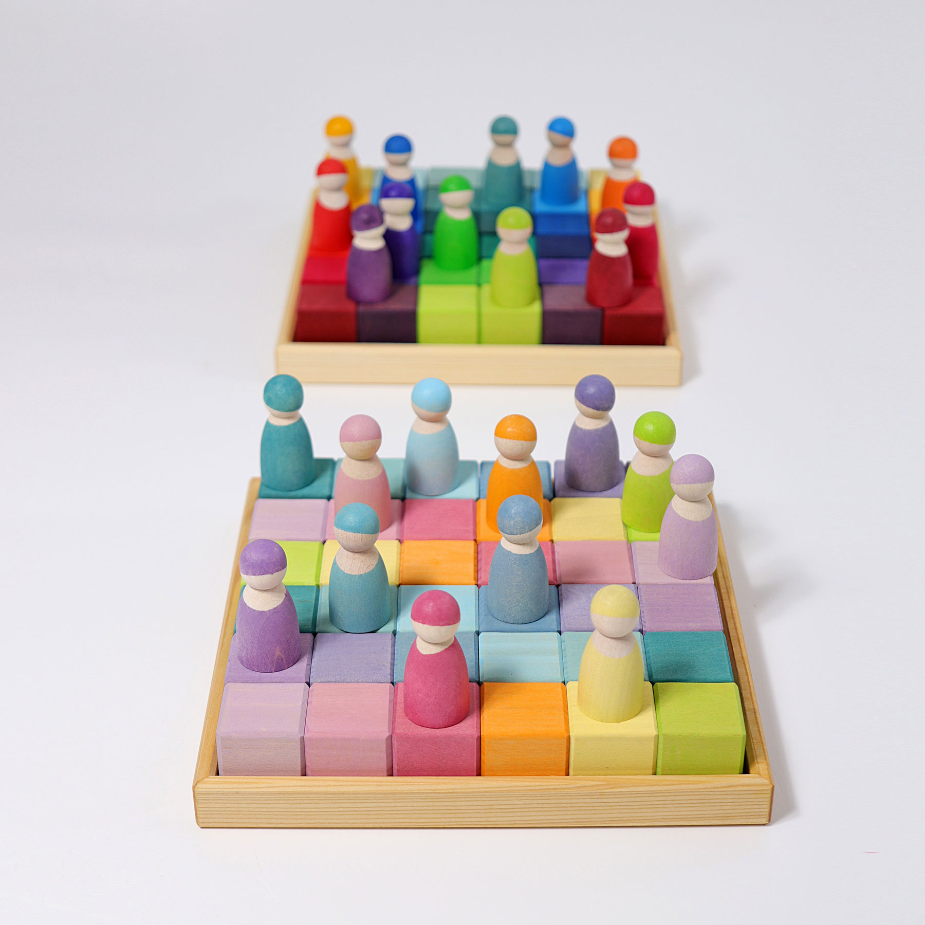 Grimm´s Mosaiik, Pastell Grimm's puidust mänguasjad - HellyK - Kvaliteetsed lasteriided, villariided, barefoot jalatsid
