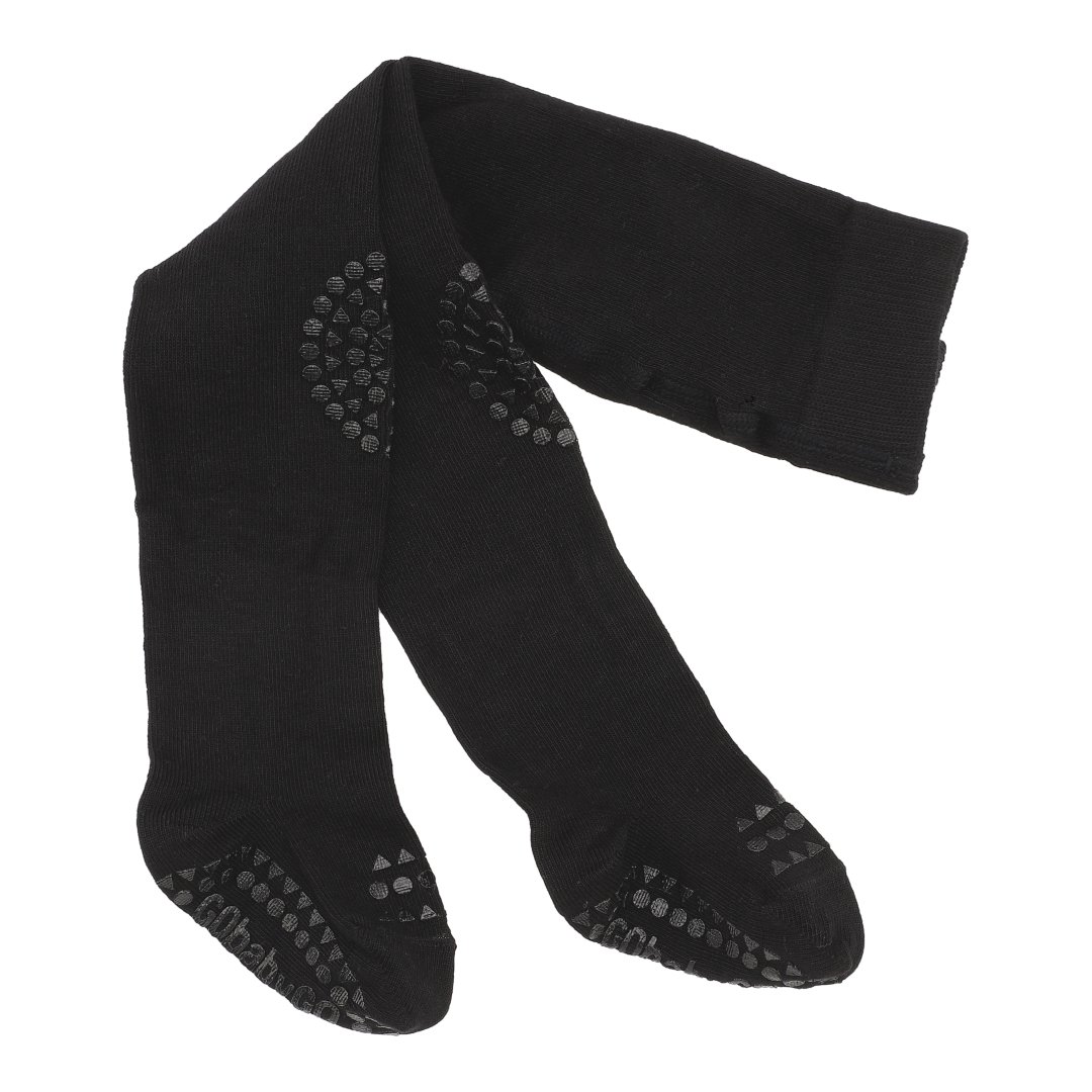 GoBabyGo libisemiskindlad sukkpüksid, Black Lasteriided - HellyK - Kvaliteetsed lasteriided, villariided, barefoot jalatsid