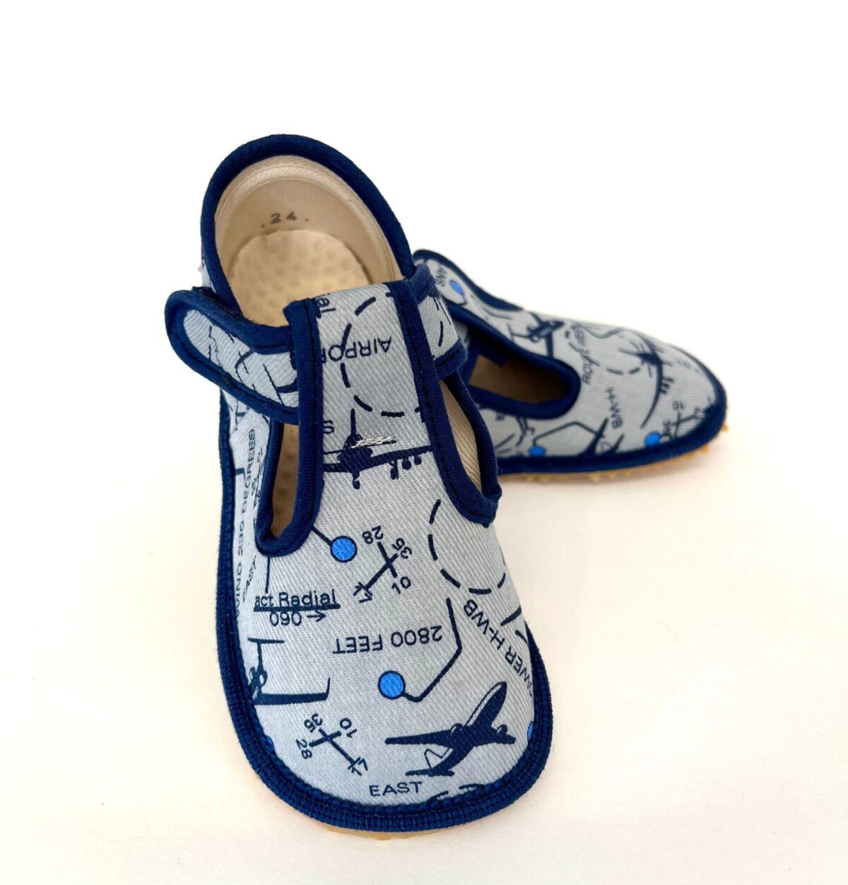 Beda Boty sisejalats, Lennuk Laste barefoot jalatsid - HellyK - Kvaliteetsed lasteriided, villariided, barefoot jalatsid