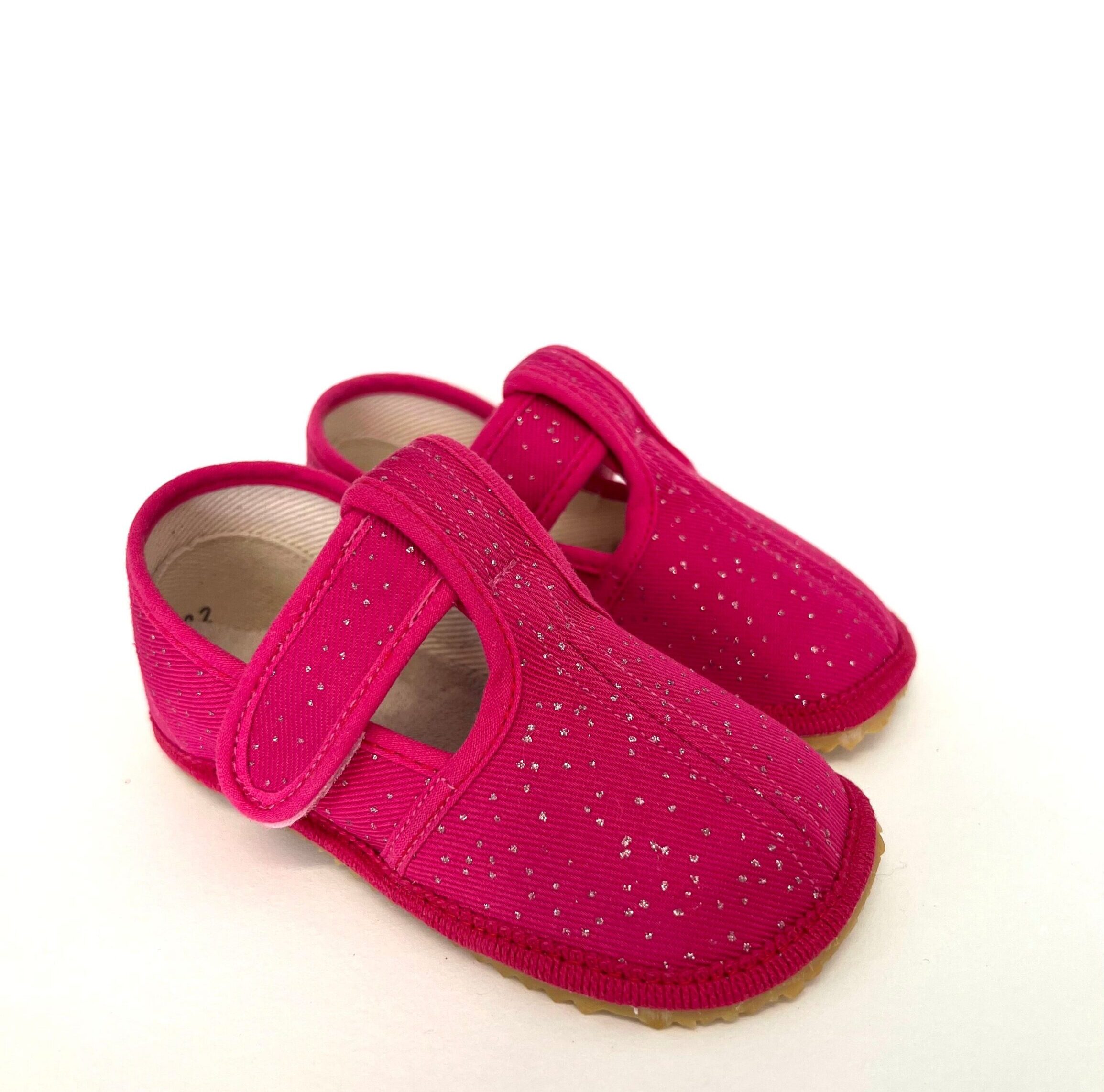 Beda Boty sisejalats SLIM, Pink Shine Beda Boty valik - HellyK - Kvaliteetsed lasteriided, villariided, barefoot jalatsid