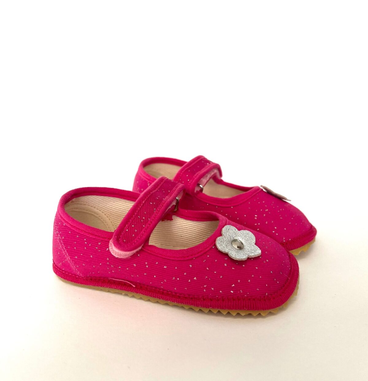 Beda Boty sisejalats Mary Jane, Pink Shine Beda Boty valik - HellyK - Kvaliteetsed lasteriided, villariided, barefoot jalatsid