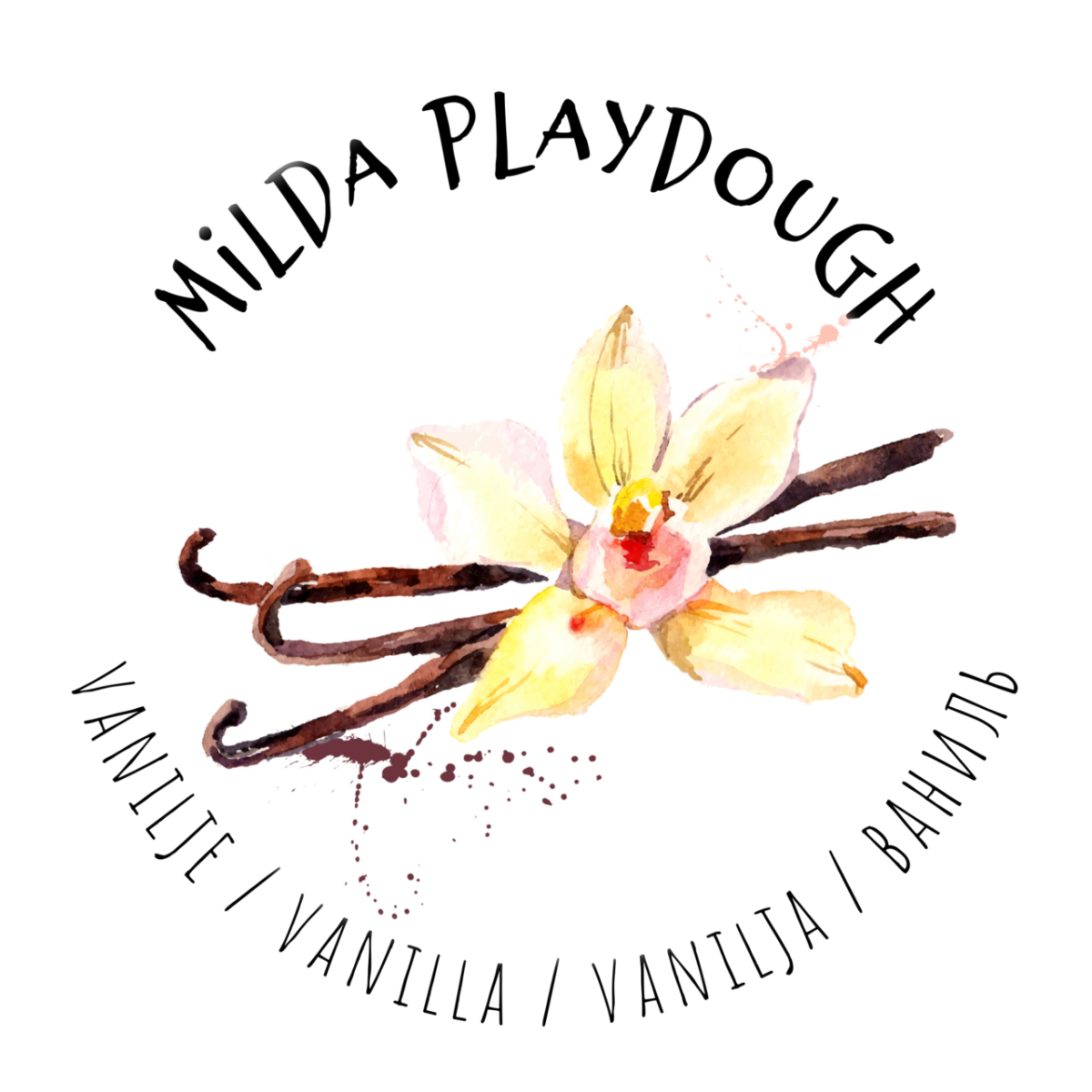 Milda Playdough 100% naturaalne voolimismass VANILJE, 150g. Mänguasjad - HellyK - Kvaliteetsed lasteriided, villariided, barefoot jalatsid