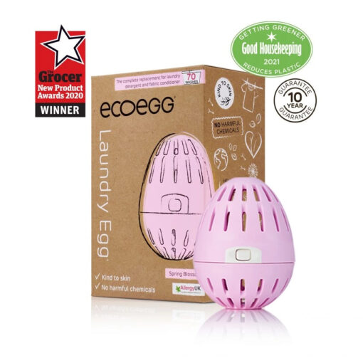 Ecoegg roosa kevadise lõhnaga pesumuna, 70 pesukorda Hooldusvahendid ja tarvikud - HellyK - Kvaliteetsed lasteriided, villariided, barefoot jalatsid