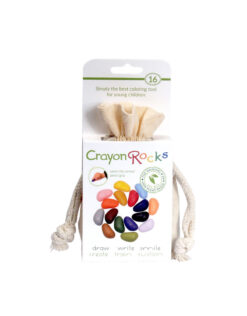 Crayon Rocks sojavahast kriidid 16tk musliinkotikeses Joonistustarbed - HellyK - Kvaliteetsed lasteriided, villariided, barefoot jalatsid