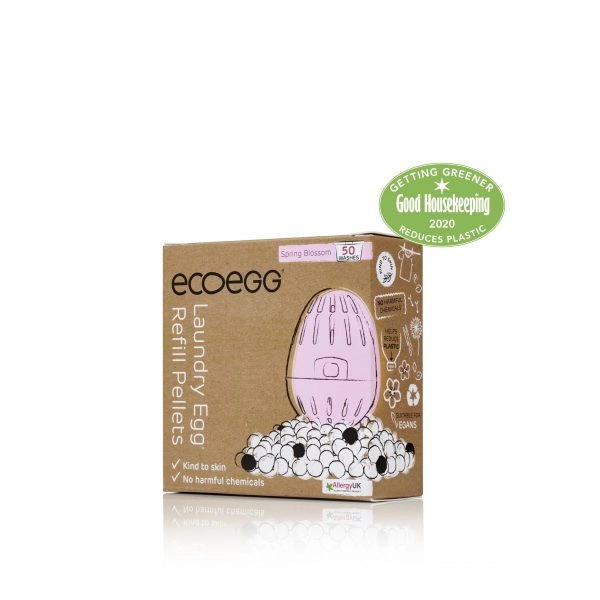 Ecoegg täitegraanulid, sinine värskuse lõhnaga, 50 pesukorda Hooldusvahendid ja tarvikud - HellyK - Kvaliteetsed lasteriided, villariided, barefoot jalatsid