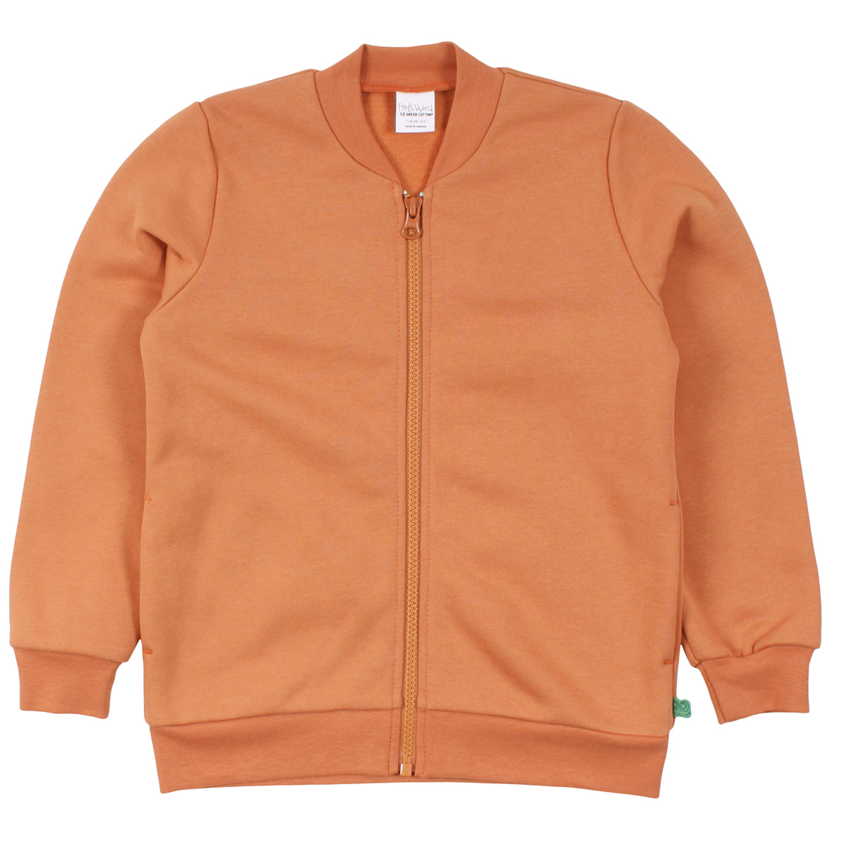 Fred´s World Raglan sweat hoodie, Sienna Green Cotton - HellyK - Kvaliteetsed lasteriided, villariided, barefoot jalatsid