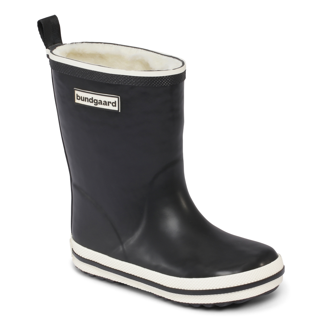 Bundgaard Classic Rubber Boot Winter, Black Laste barefoot jalatsid - HellyK - Kvaliteetsed lasteriided, villariided, barefoot jalatsid