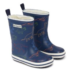 Bundgaard Classic Rubber Boot Winter, Dinosaur Laste barefoot jalatsid - HellyK - Kvaliteetsed lasteriided, villariided, barefoot jalatsid