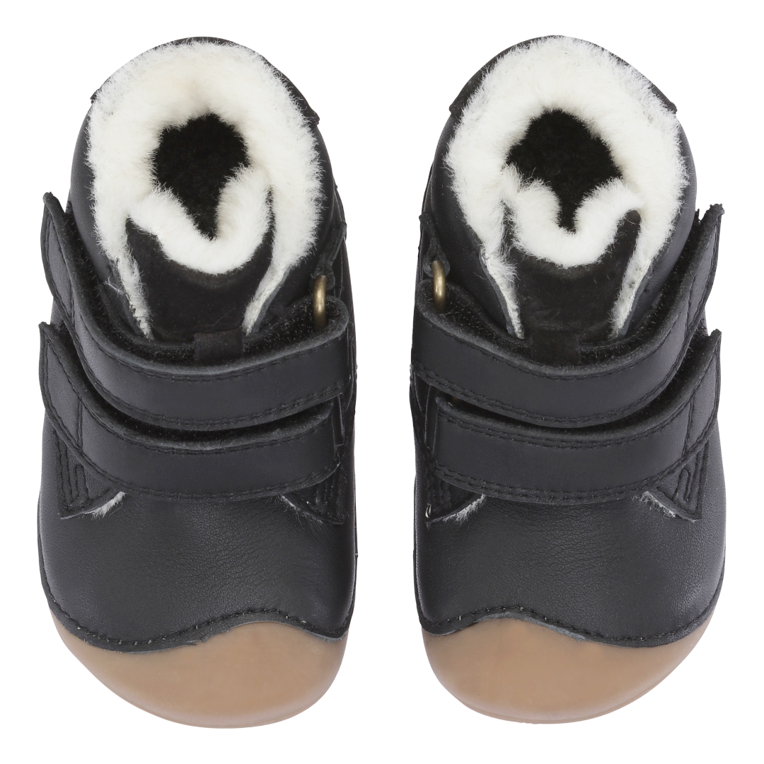 Bundgaard Petit Mid Winter, Black Laste barefoot jalatsid - HellyK - Kvaliteetsed lasteriided, villariided, barefoot jalatsid