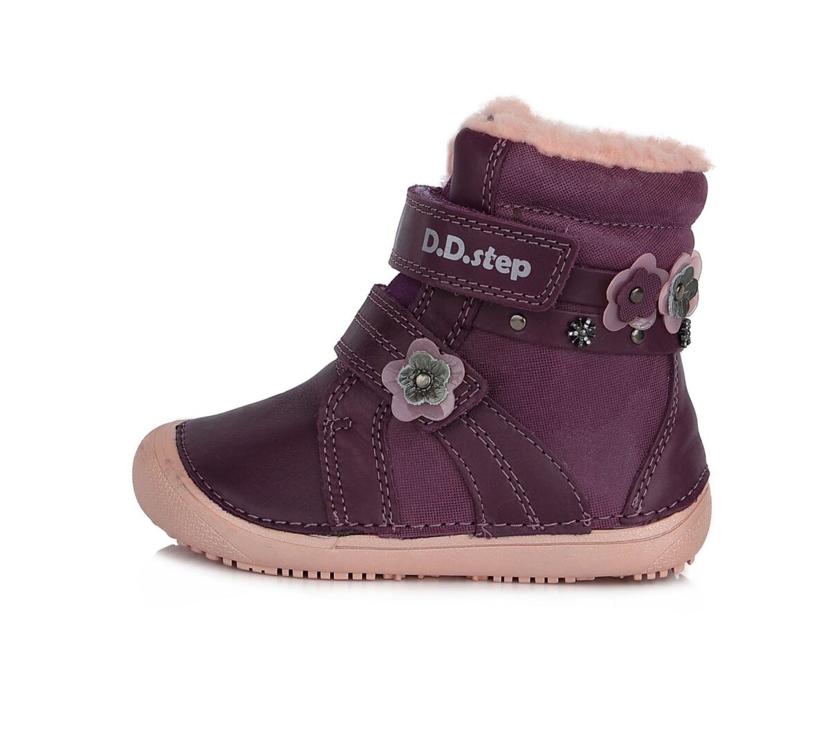 D.D.Step barefoot talvesaapad, Violet D.D.Step - HellyK - Kvaliteetsed lasteriided, villariided, barefoot jalatsid
