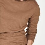 WWT5123-TOFFEE-BROWN–Claudia-Organic-Cotton-Jersey-Roll-Neck-Top-In-Toffee-Brown-3