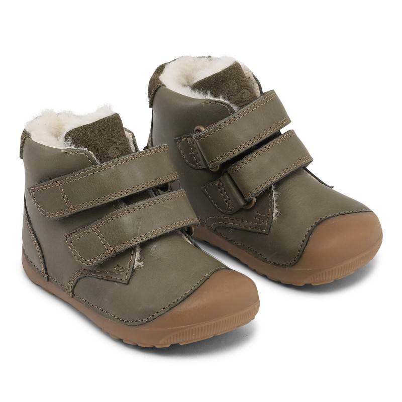 Bundgaard Petit Mid Winter, Army Laste barefoot jalatsid - HellyK - Kvaliteetsed lasteriided, villariided, barefoot jalatsid