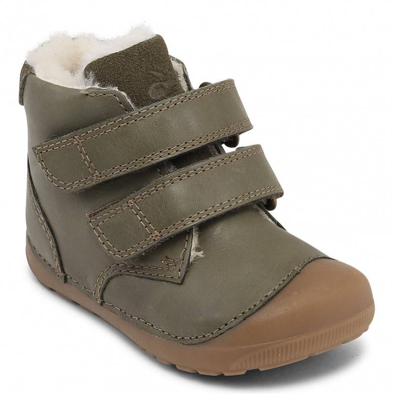 Bundgaard Petit Mid Winter, Army Laste barefoot jalatsid - HellyK - Kvaliteetsed lasteriided, villariided, barefoot jalatsid