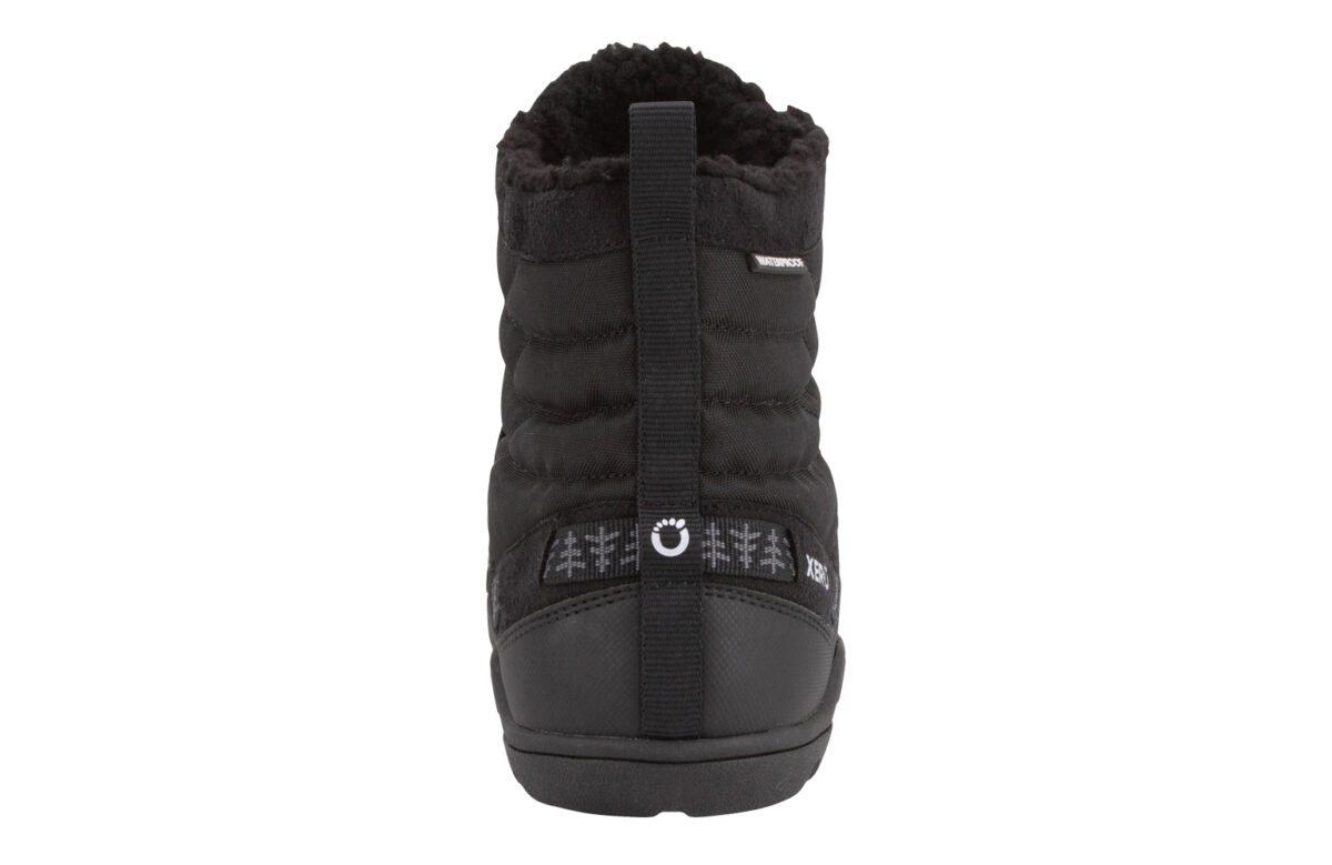 Xero Alpine Black meeste talvesaapad Täiskasvanute barefoot jalatsid - HellyK - Kvaliteetsed lasteriided, villariided, barefoot jalatsid