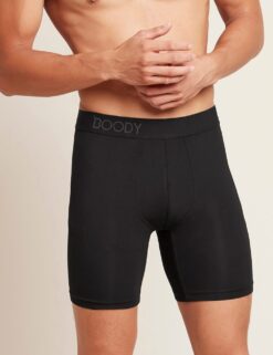 Boody Men’s Everyday Long Boxers, Black Boody - HellyK - Kvaliteetsed lasteriided, villariided, barefoot jalatsid