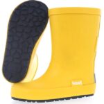 Koel4kids barefoot kummikud, Tractor Yellow- Iluvigadega Outlet jalatsid - HellyK - Kvaliteetsed lasteriided, villariided, barefoot jalatsid