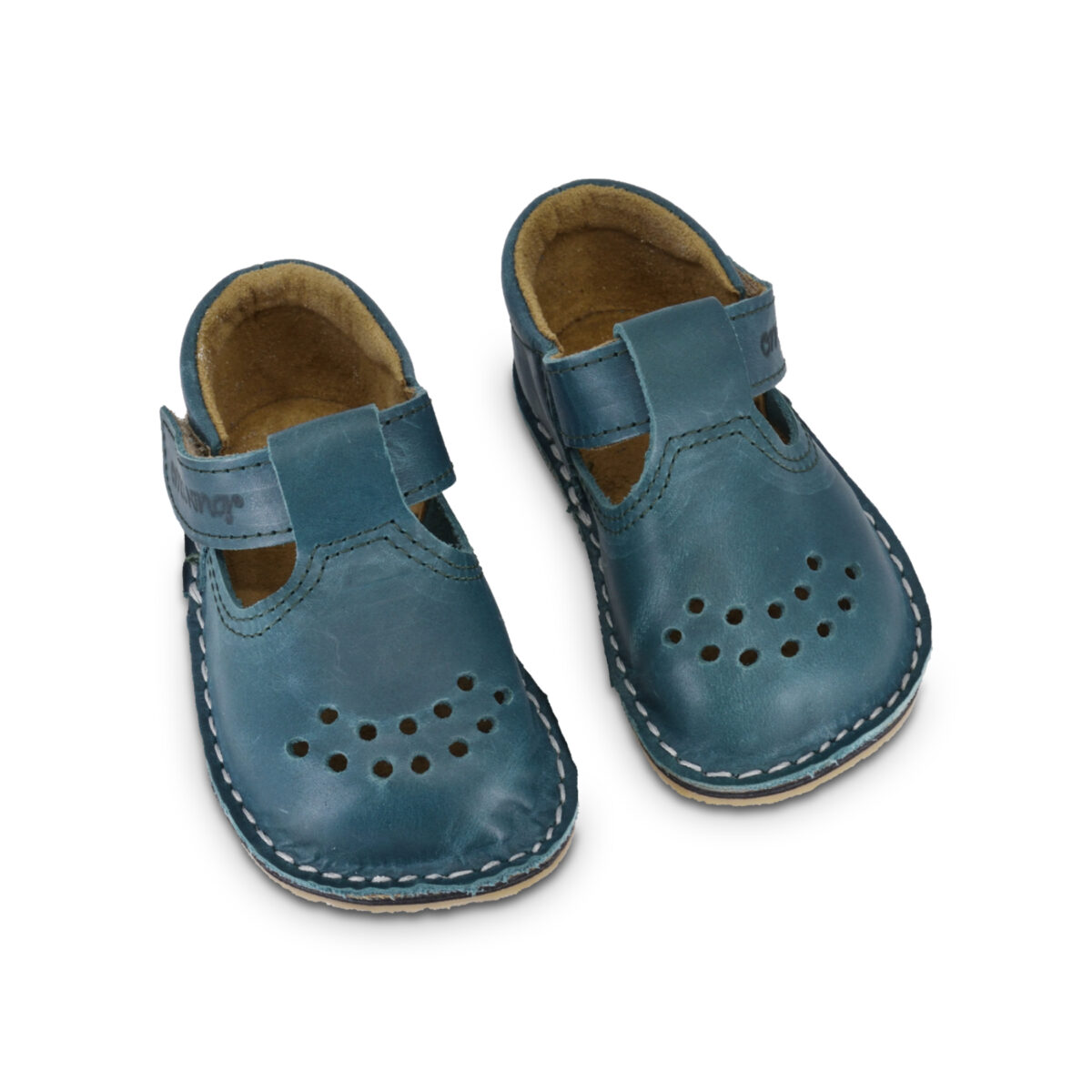 OmaKing nahast barefoot sandaalid Lusti- tumeroheline Laste barefoot jalatsid - HellyK - Kvaliteetsed lasteriided, villariided, barefoot jalatsid