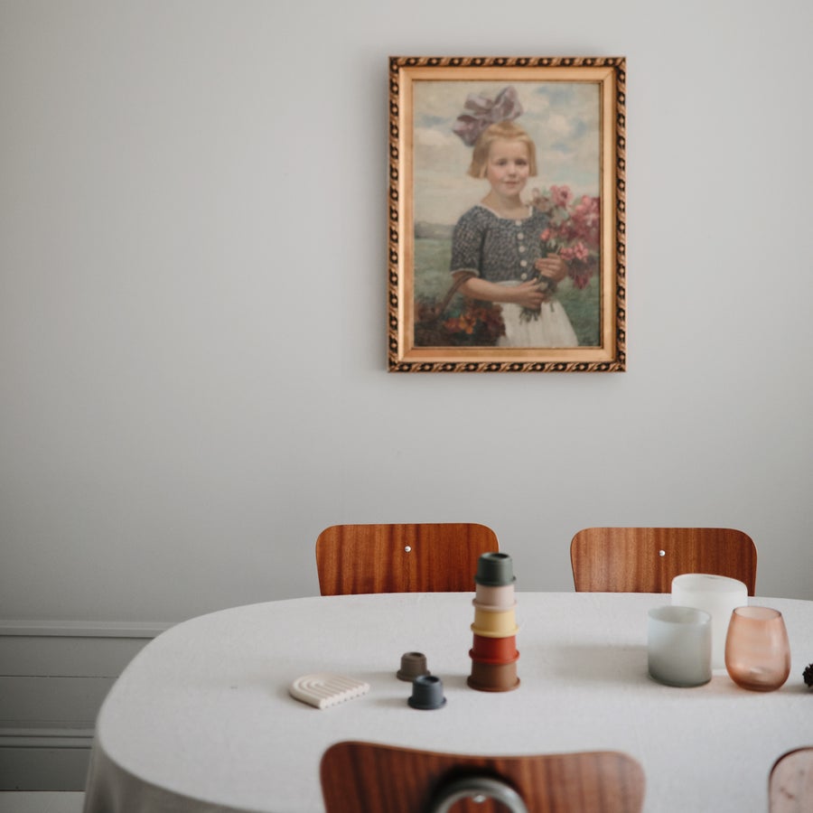 Mushie Topside ladumismäng- Retro Beebimänguasjad - HellyK - Kvaliteetsed lasteriided, villariided, barefoot jalatsid