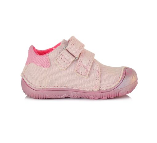 D.D.Step tekstiilist tossud, Baby Pink 073 D.D.Step - HellyK - Kvaliteetsed lasteriided, villariided, barefoot jalatsid
