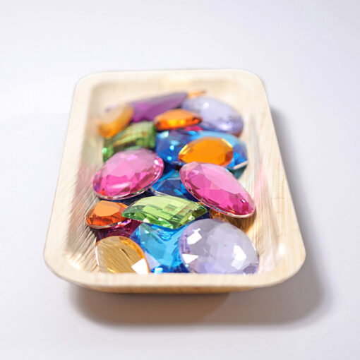 Grimm´s Giant Acrylic Glitter Stones, 28tk Grimm´s puidust mänguasjad - HellyK - Kvaliteetsed lasteriided, villariided, barefoot jalatsid