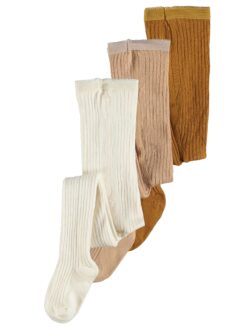 Lil Atelier orgaanilisest puuvillast sukkpüksid, kolmpakk Lasteriided - HellyK - Kvaliteetsed lasteriided, villariided, barefoot jalatsid