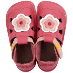 Tikki Nido nahast barefoot sandaalid Blossom Laste barefoot jalatsid - HellyK - Kvaliteetsed lasteriided, villariided, barefoot jalatsid
