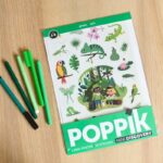 poppik-poster-stickers-affiche-jeu-educatif-jungle-vert-ingela-arrhenius-enfants-1